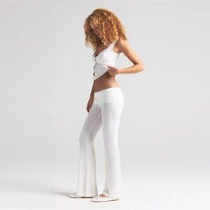 NWT - SKIMS Soft Lounge Foldover Pant - Marble - Size Small